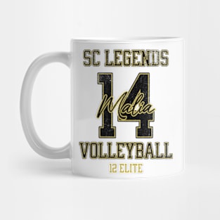 Malia #14 SC Legends (12 Elite) - White Mug